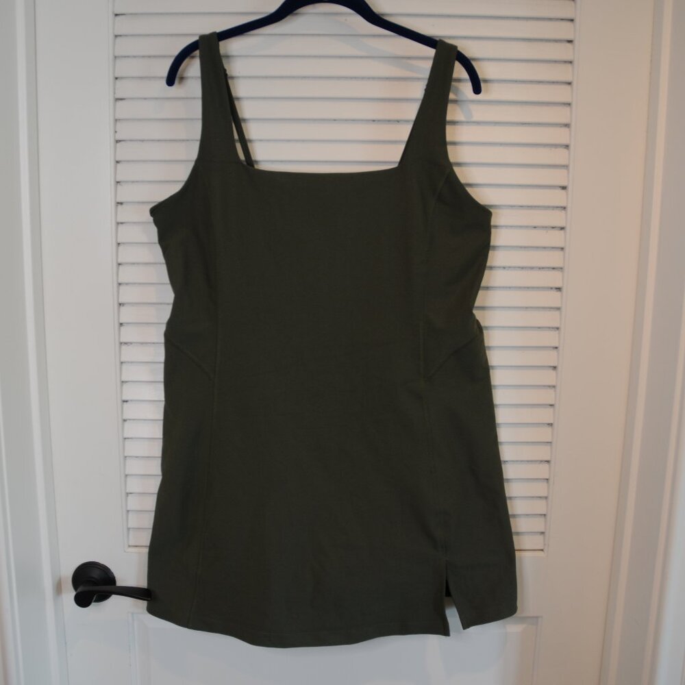 YPB sculptLUX Mini Dress DESERT OLIVE XL
